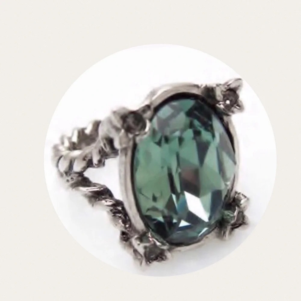 Jessica Elliott Swarovski‎ & Brass Plated Rings